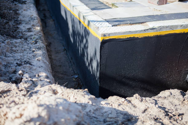 Professional Exterior Waterproofing technician working in Port Reading, NJ